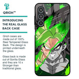 Anime Green Splash Glass Case for Samsung Galaxy M35 5G