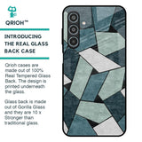Abstact Tiles Glass Case for Samsung Galaxy M35 5G