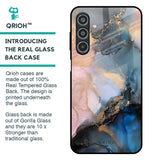 Marble Ink Abstract Glass Case for Samsung Galaxy M35 5G