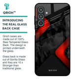 Modern Camo Abstract Glass Case for Samsung Galaxy M35 5G