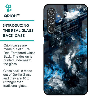 Cloudy Dust Glass Case for Samsung Galaxy M35 5G