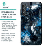 Cloudy Dust Glass Case for Samsung Galaxy M35 5G