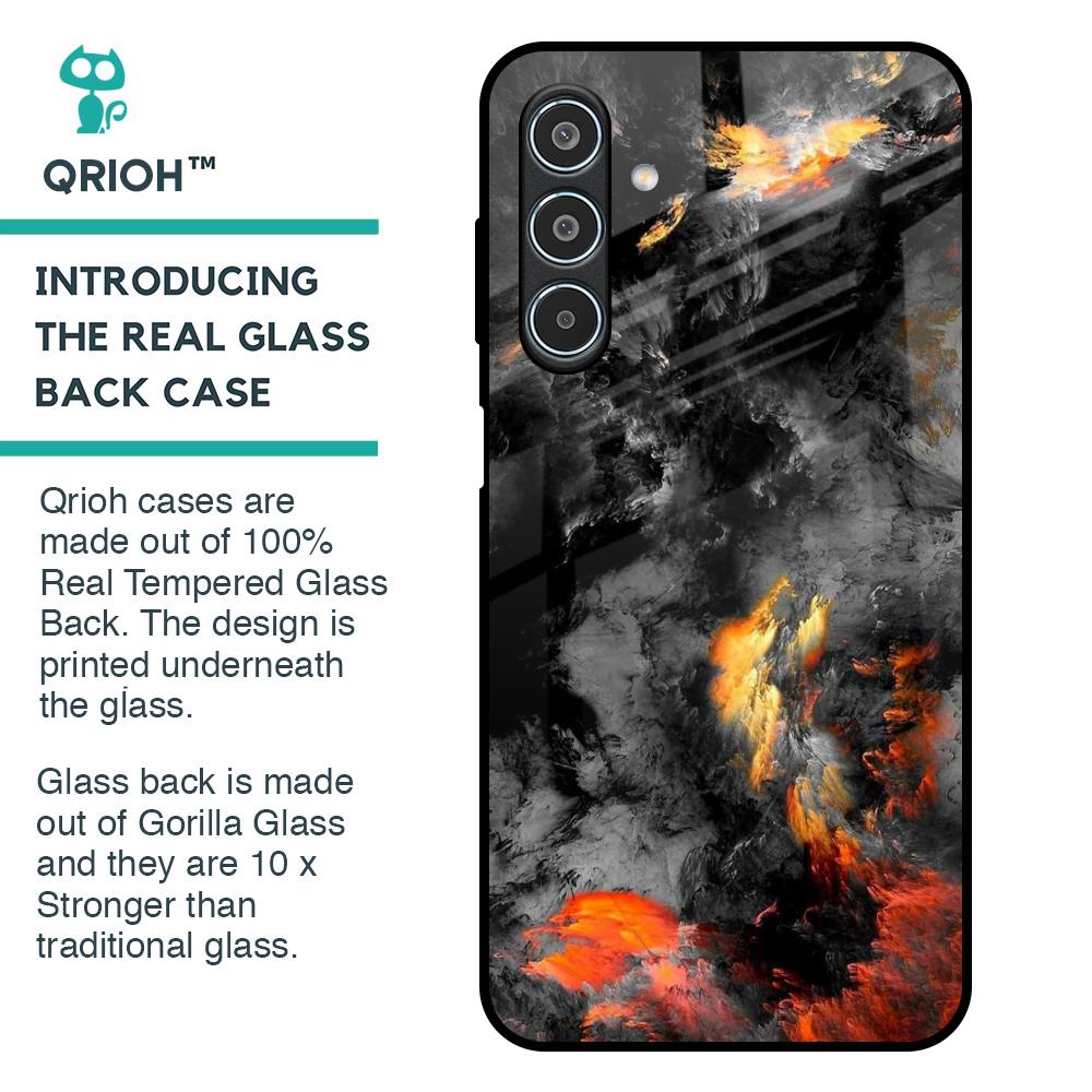 Lava Explode Glass Case for Samsung Galaxy M35 5G