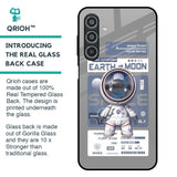 Space Flight Pass Glass Case for Samsung Galaxy M35 5G