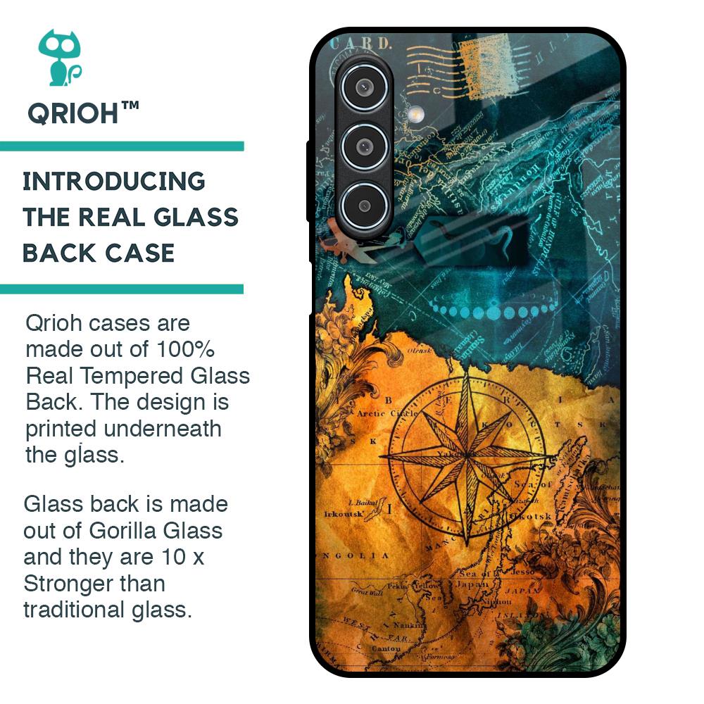 Architecture Map Glass Case for Samsung Galaxy M35 5G