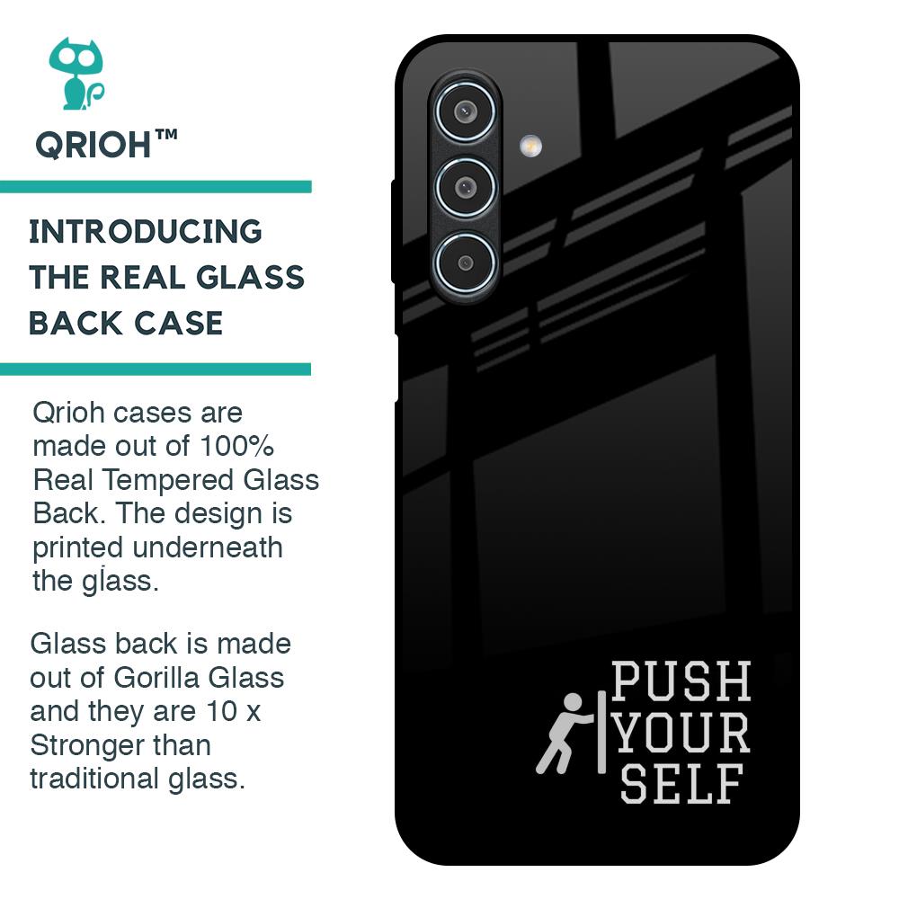 Push Your Self Glass Case for Samsung Galaxy M35 5G