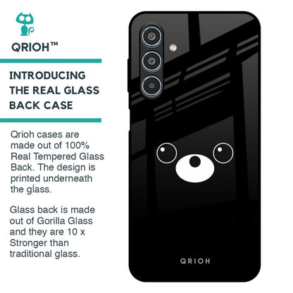 Cute Bear Glass Case for Samsung Galaxy M35 5G