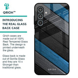 Multicolor Wooden Effect Glass Case for Samsung Galaxy M35 5G