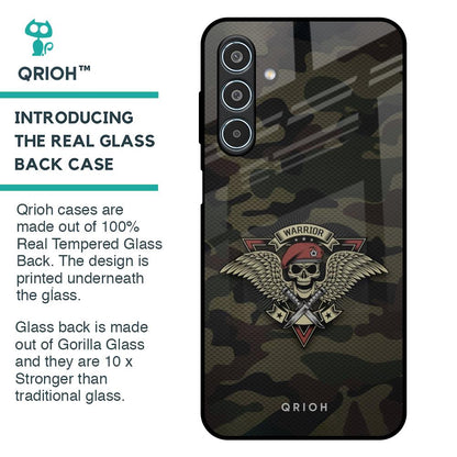 Army Warrior Glass Case for Samsung Galaxy M35 5G