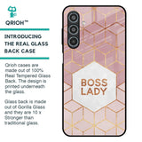 Boss Lady Glass Case for Samsung Galaxy M35 5G