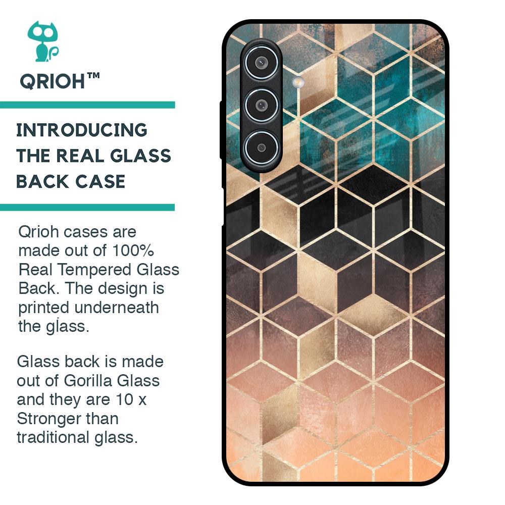 Bronze Texture Glass Case for Samsung Galaxy M35 5G
