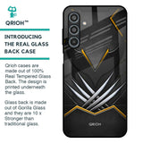 Black Warrior Glass Case for Samsung Galaxy M35 5G