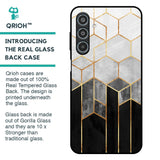 Tricolor Pattern Glass Case for Samsung Galaxy M35 5G