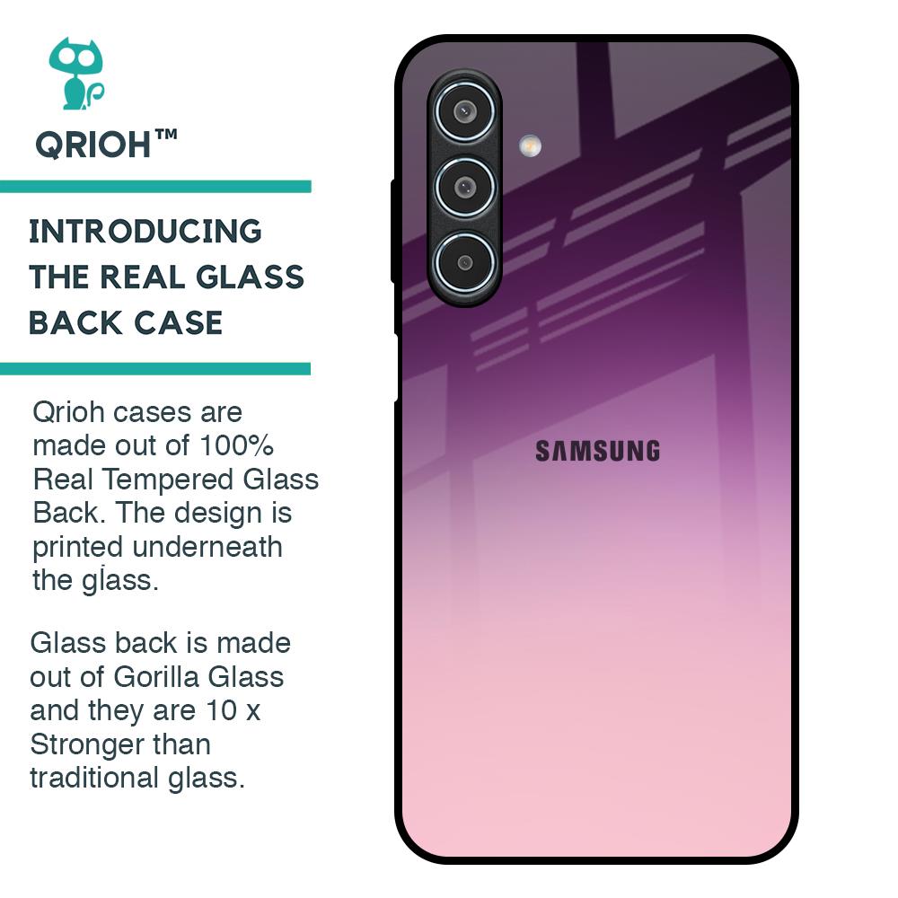 Purple Gradient Glass case for Samsung Galaxy M35 5G