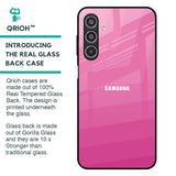 Pink Ribbon Caddy Glass Case for Samsung Galaxy M35 5G