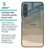 Abstract Mountain Pattern Glass Case for Samsung Galaxy M35 5G