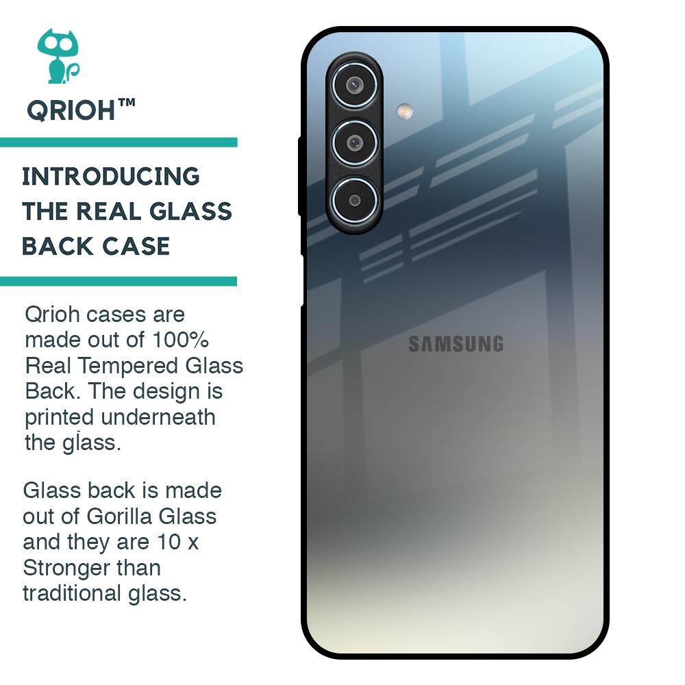 Tricolor Ombre Glass Case for Samsung Galaxy M35 5G
