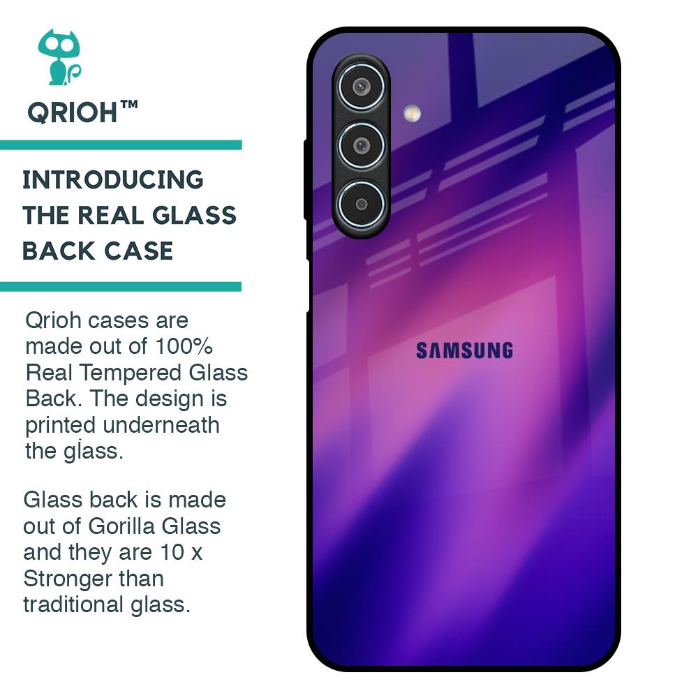 Pink Thunder Glass Case for Samsung Galaxy M35 5G