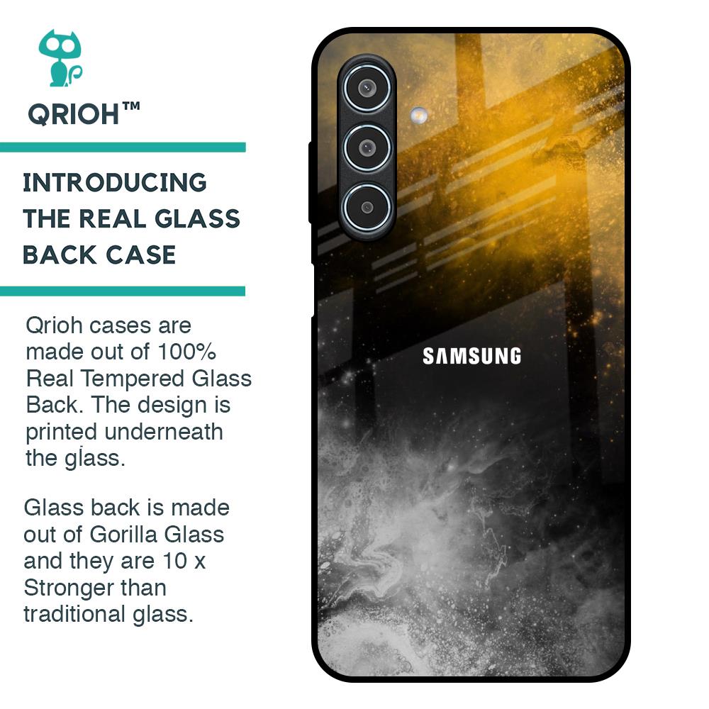 Gold Gradient Glass Case for Samsung Galaxy M35 5G