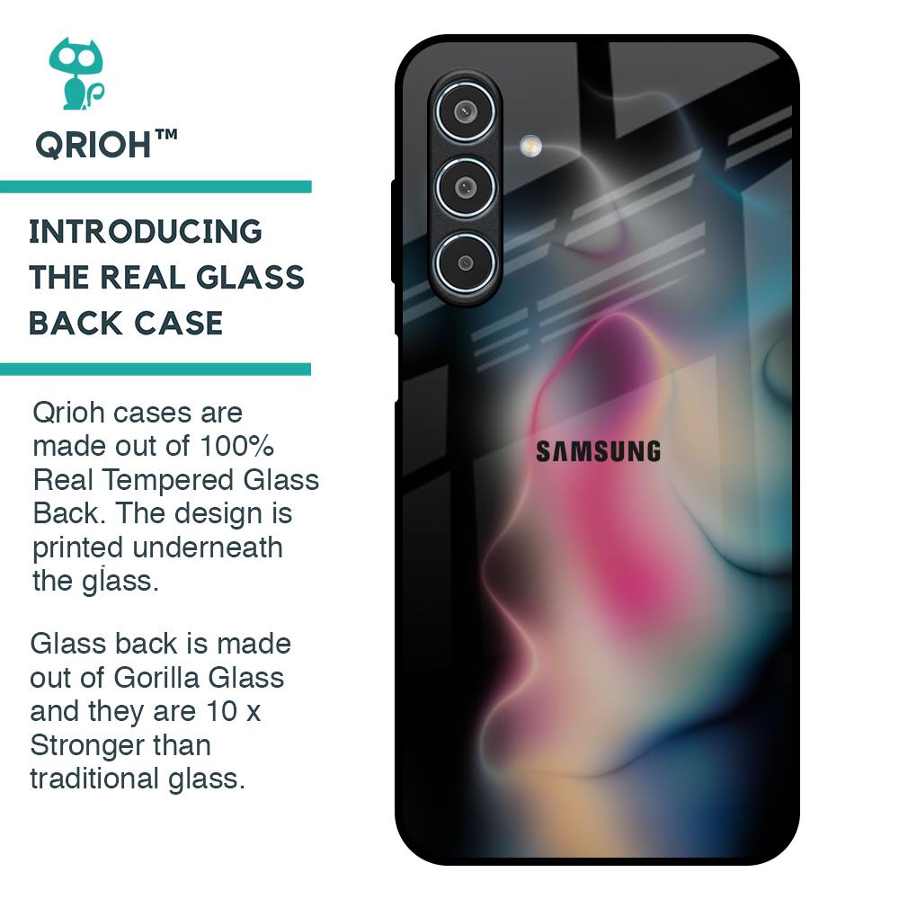 Colorful Palette Glass Case for Samsung Galaxy M35 5G