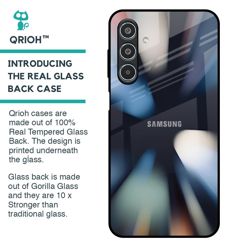 Colorful Illusion Glass Case for Samsung Galaxy M35 5G