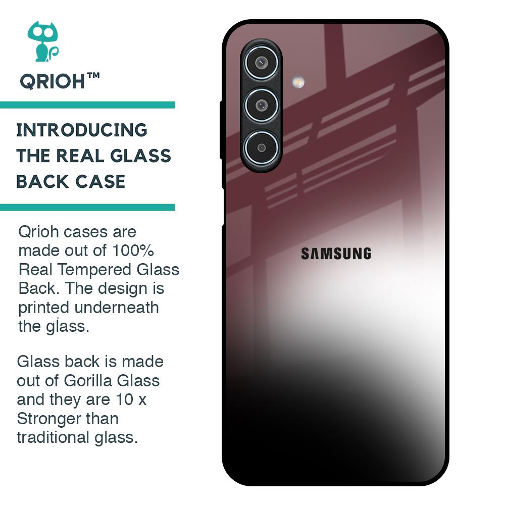 Soft Blur Glass Case for Samsung Galaxy M35 5G