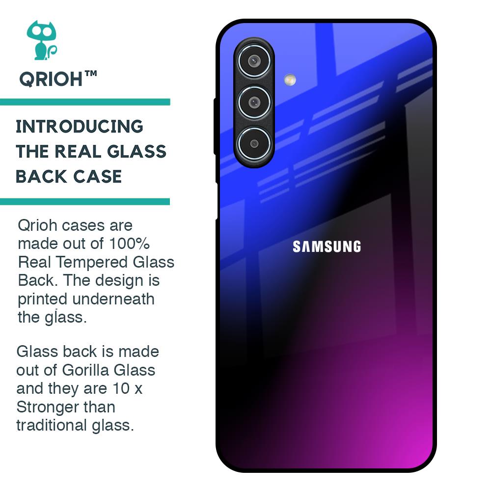 Viola Gradient Glass Case for Samsung Galaxy M35 5G