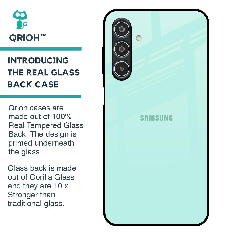 Teal Glass Case for Samsung Galaxy M35 5G
