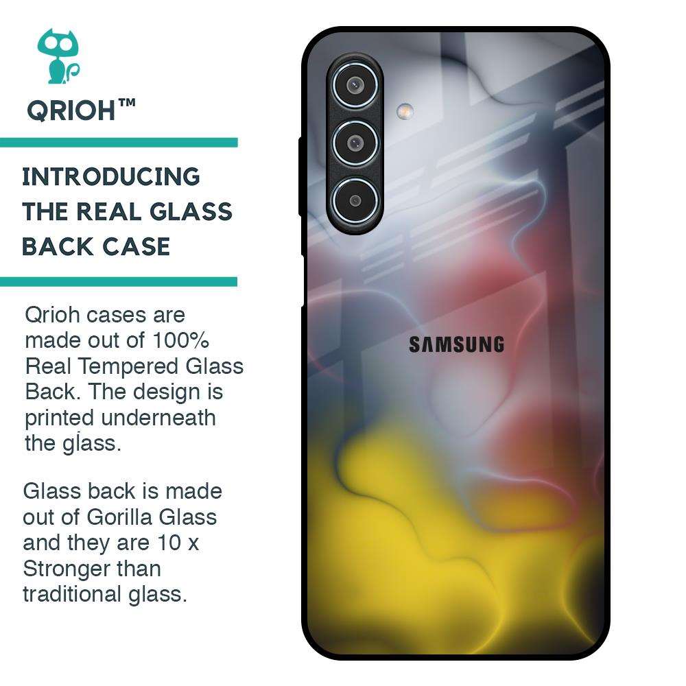 Colorful Smoke Glass Case for Samsung Galaxy M35 5G