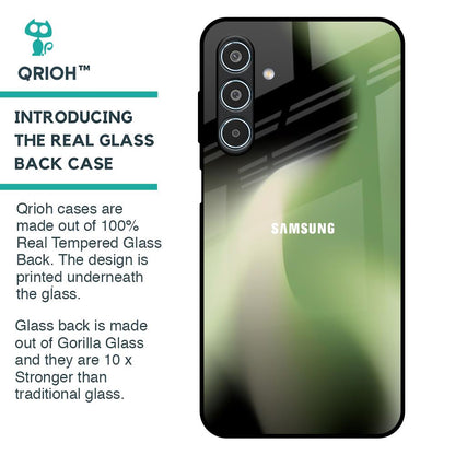 Green Tornado Glass Case for Samsung Galaxy M35 5G