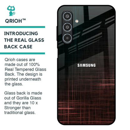 Wooden Mat Glass Case for Samsung Galaxy M35 5G