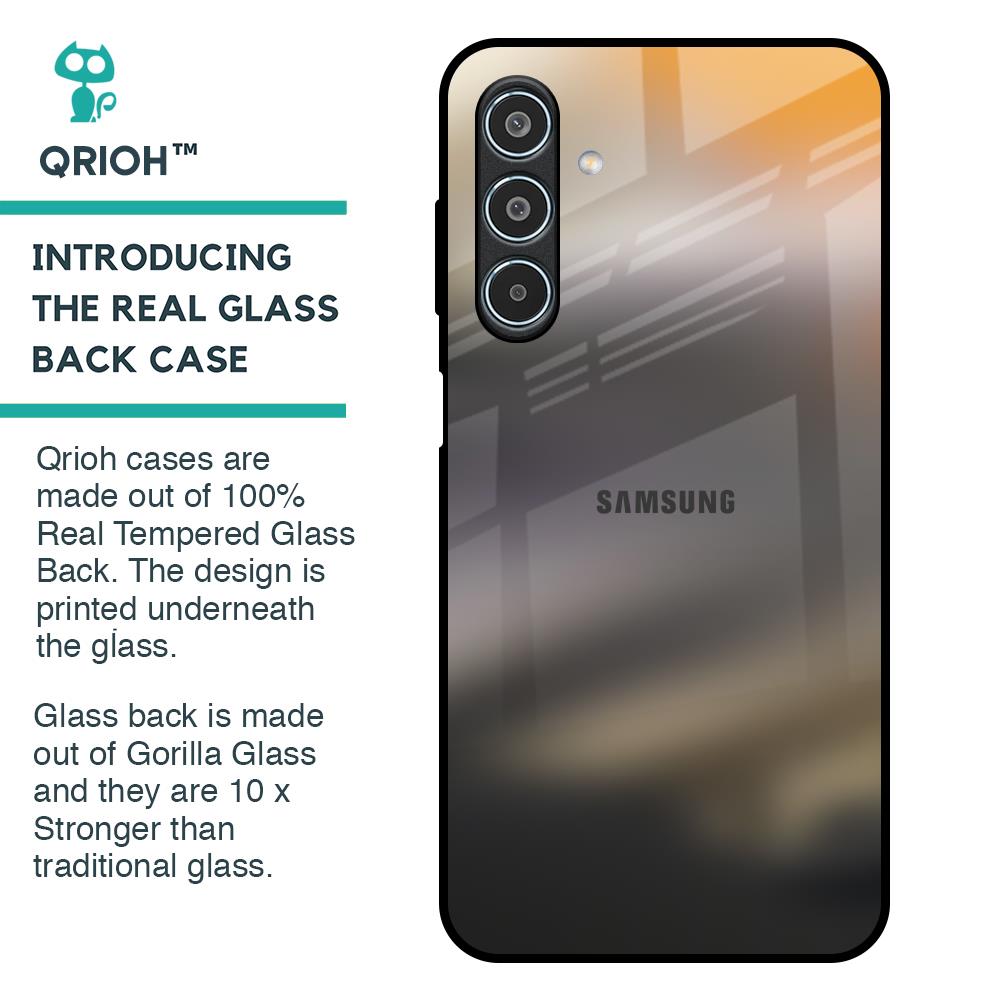 Minimalist Ombre Glass Case for Samsung Galaxy M35 5G