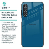 Cobalt Blue Glass Case for Samsung Galaxy M35 5G