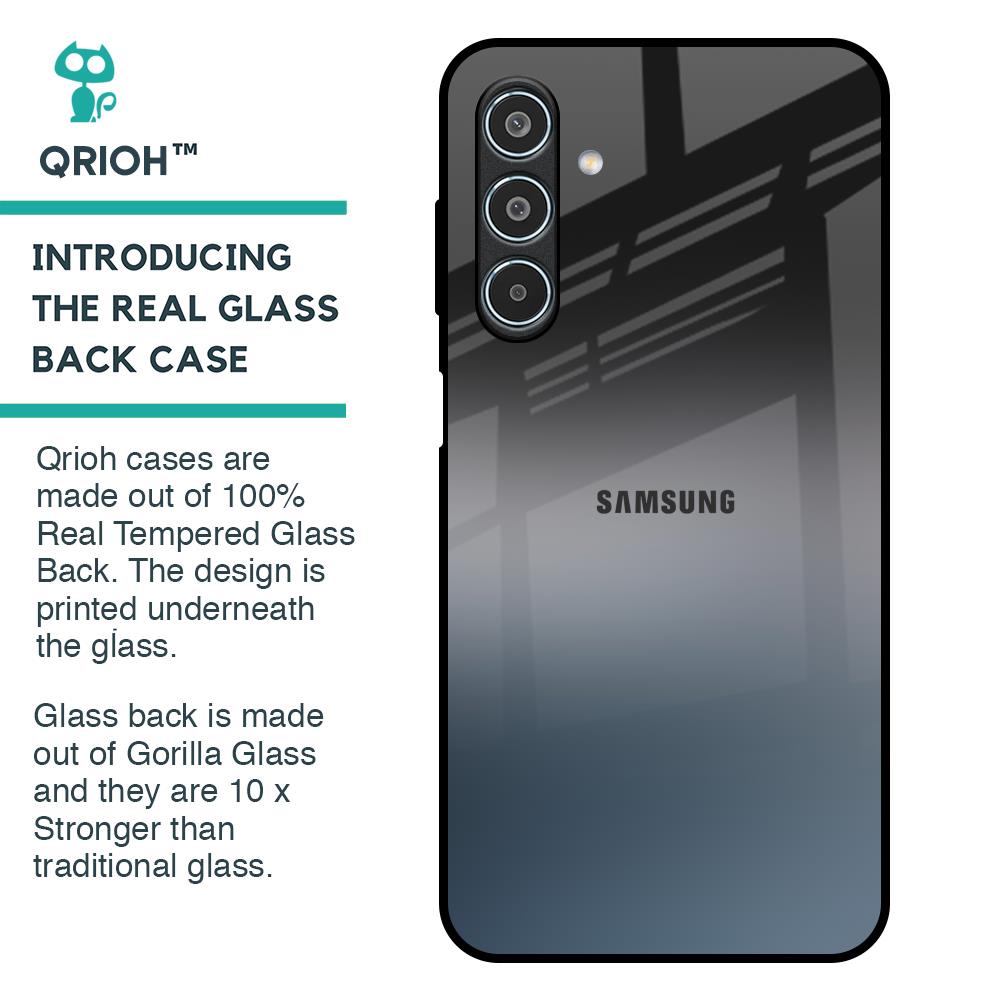 Dramatic Grey Glass Case for Samsung Galaxy M35 5G