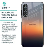 Aesthetic Orange Glass Case for Samsung Galaxy M35 5G