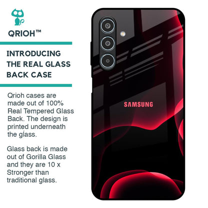 Red Thunder Glass Case for Samsung Galaxy M35 5G