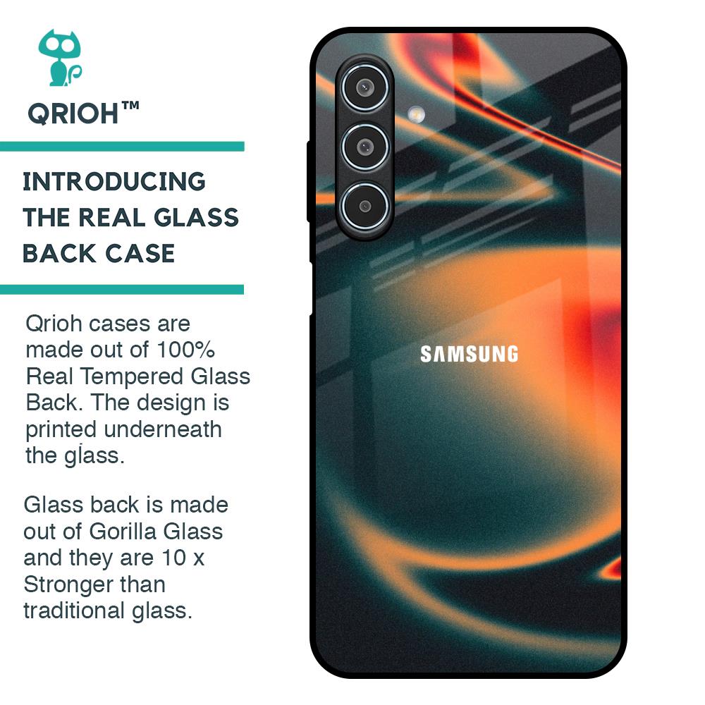 Dusty Galaxy Glass Case for Samsung Galaxy M35 5G