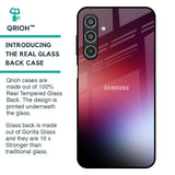 Gaussian Red Glass Case for Samsung Galaxy M35 5G