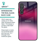 Pink Burn Gradient Glass Case for Samsung Galaxy M35 5G