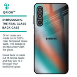 Melted Emerald Glass Case for Samsung Galaxy M35 5G