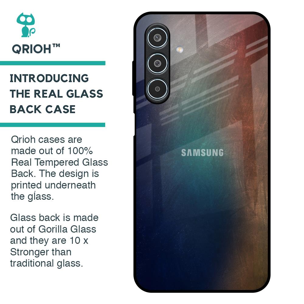 Rusty Gradient Glass Case for Samsung Galaxy M35 5G