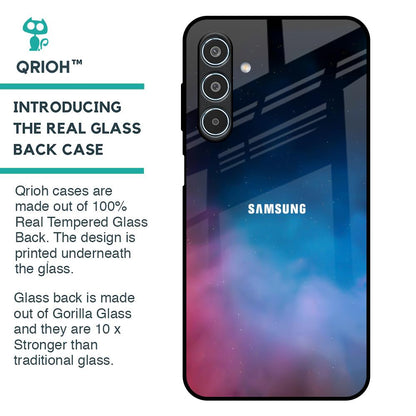 Cloudy Galaxy Glass Case for Samsung Galaxy M35 5G