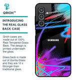 Brushy Color Glass Case for Samsung Galaxy M35 5G