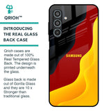 Carnelian Gold Glass Case for Samsung Galaxy M35 5G