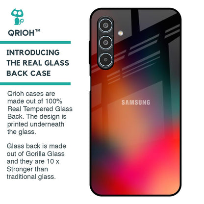 Playful Gradient Glass Case for Samsung Galaxy M35 5G