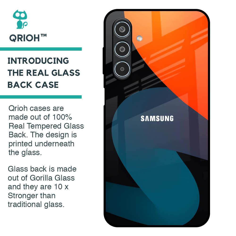 Bold Line Glass Case for Samsung Galaxy M35 5G