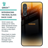 Grainy Yellow Glass Case for Samsung Galaxy M35 5G