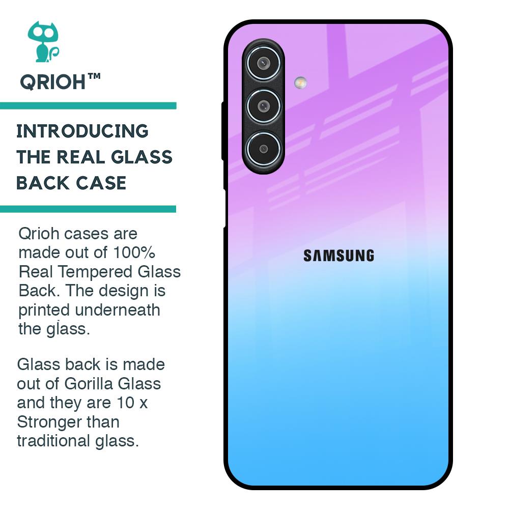 Unicorn Pattern Glass Case for Samsung Galaxy M35 5G