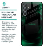 Green Well Glass Case for Samsung Galaxy M35 5G