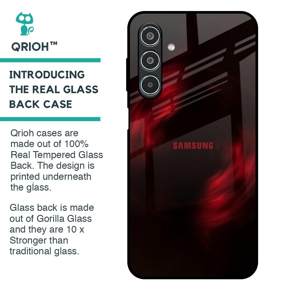 Pirouette Red Glass Case for Samsung Galaxy M35 5G